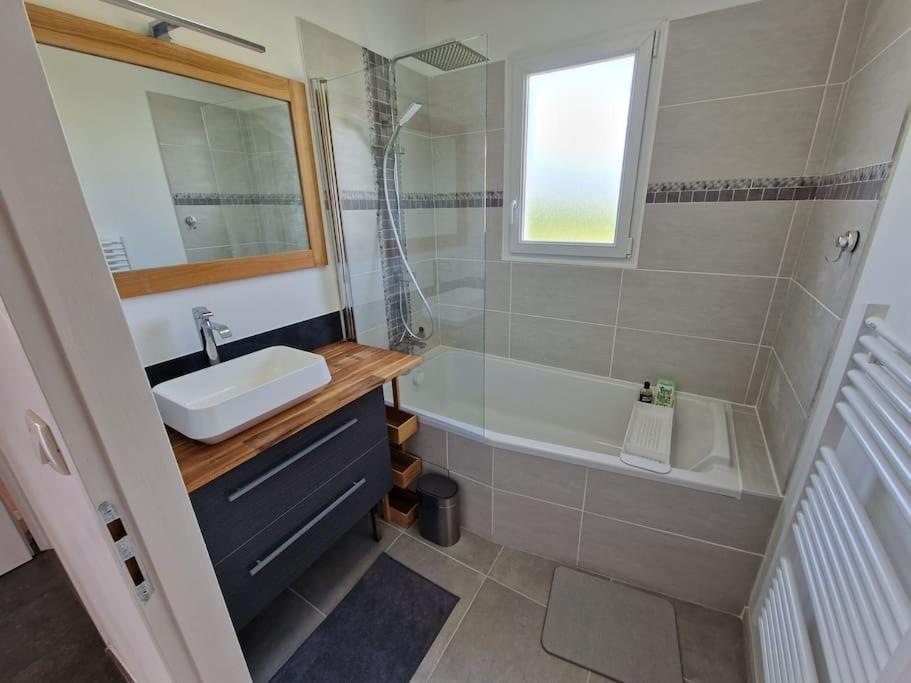 La Villa Des Pins Maison Standing 7 Pers Terre Et Mer Brach Екстериор снимка